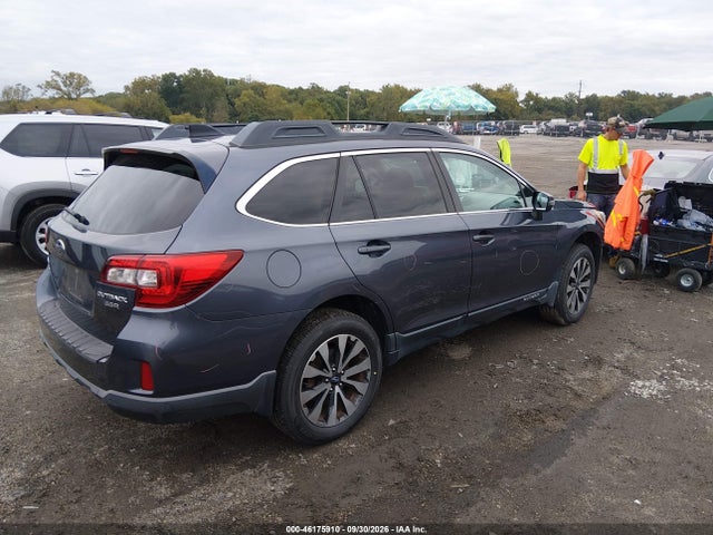 2016 Subaru Outback 3.6r Limited მანქანა იყიდება აუქციონზე, vin: 4S4BSEJC5G3311890, აუქციონის ნომერი: 46175910