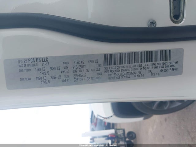 Продажа на аукционе авто 2018 Jeep Compass Trailhawk 4x4, vin: 3C4NJDDB4JT234796, номер лота: 46175935