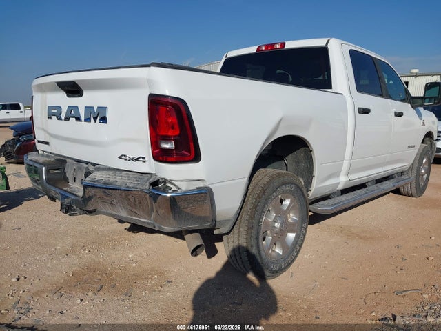 46175951 :رقم المزاد ، 3C6UR5DL3TG315360 vin ، 2026 Ram 2500 Big Horn  4x4 6'4 Box مزاد بيع