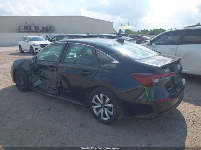 2025 Honda Civic Lx მანქანა იყიდება აუქციონზე, vin: 2HGFE2F23SH600284, აუქციონის ნომერი: 46176023