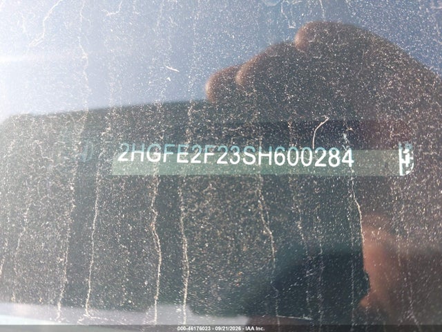 2025 Honda Civic Lx მანქანა იყიდება აუქციონზე, vin: 2HGFE2F23SH600284, აუქციონის ნომერი: 46176023