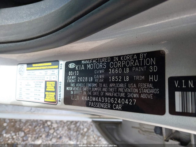 Продажа на аукционе авто 2013 Kia Rio Lx, vin: KNADM4A39D6240427, номер лота: 46176128