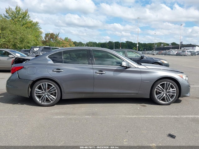 2014 Infiniti Q50 Hybrid Sport მანქანა იყიდება აუქციონზე, vin: JN1AV7AR6EM702693, აუქციონის ნომერი: 46176171