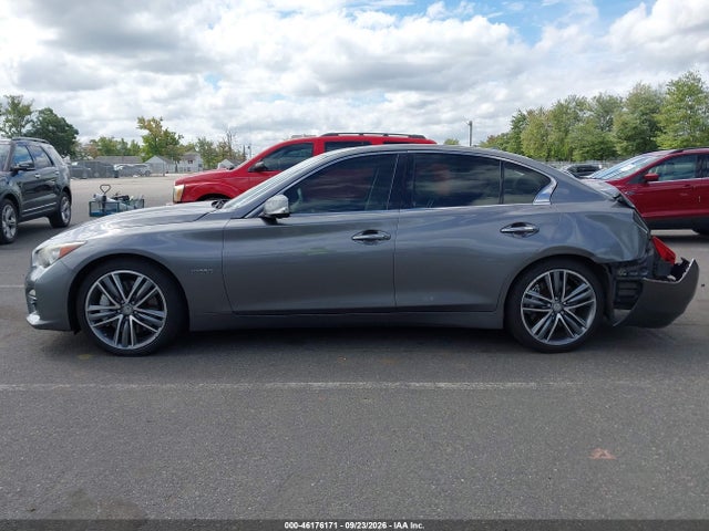 2014 Infiniti Q50 Hybrid Sport მანქანა იყიდება აუქციონზე, vin: JN1AV7AR6EM702693, აუქციონის ნომერი: 46176171
