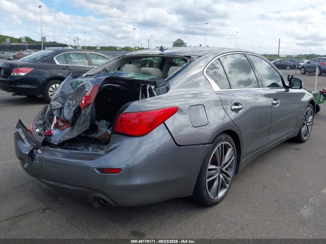 2014 Infiniti Q50 Hybrid Sport მანქანა იყიდება აუქციონზე, vin: JN1AV7AR6EM702693, აუქციონის ნომერი: 46176171