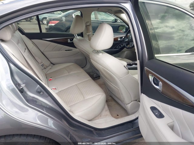 2014 Infiniti Q50 Hybrid Sport მანქანა იყიდება აუქციონზე, vin: JN1AV7AR6EM702693, აუქციონის ნომერი: 46176171