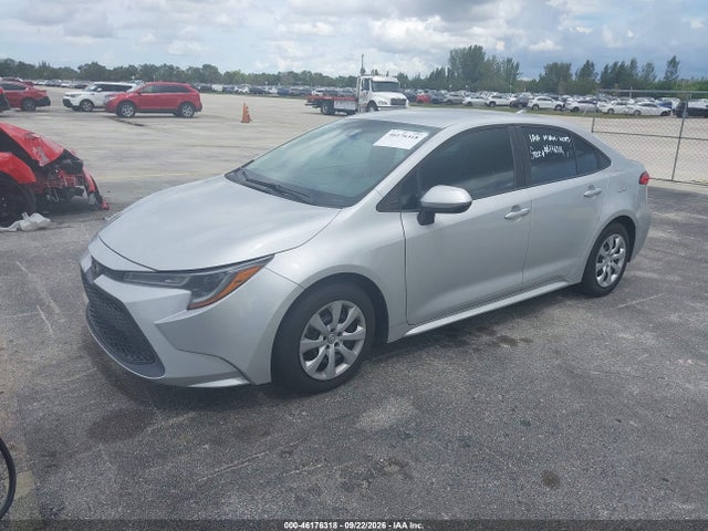 Продаж на аукціоні авто 2021 Toyota Corolla Le, vin: 5YFEPMAE1MP243542, номер лоту: 46176318