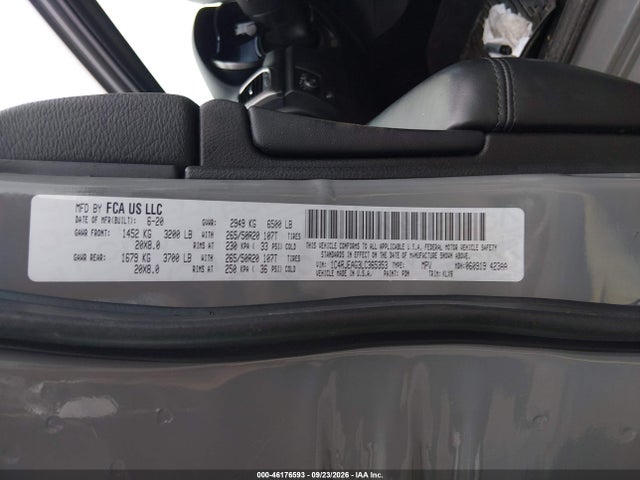 Продаж на аукціоні авто 2020 Jeep Grand Cherokee Altitude 4x2, vin: 1C4RJEAG3LC365353, номер лоту: 46176593