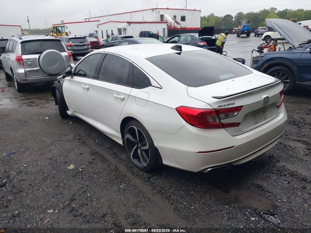 Продажа на аукционе авто 2021 Honda Accord Sport, vin: 1HGCV1F34MA088915, номер лота: 46176597