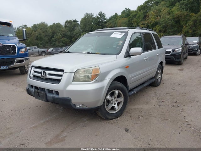2006 Honda Pilot Ex-l მანქანა იყიდება აუქციონზე, vin: 5FNYF18556B011285, აუქციონის ნომერი: 46176649