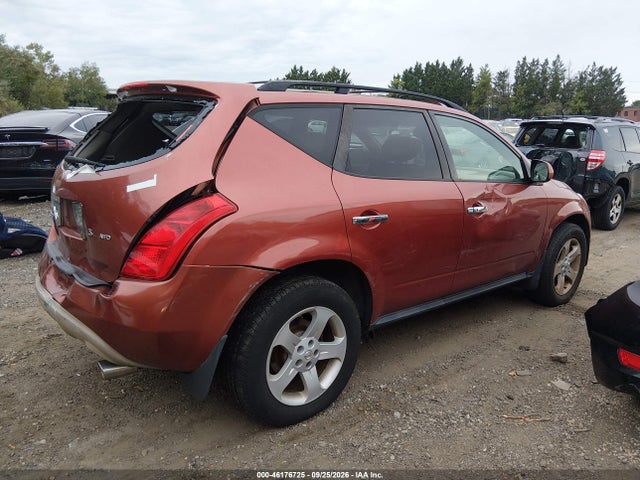 Aukcja sprzedaży 2005 Nissan Murano Sl, vin: JN8AZ08W45W405063, numer aukcji: 46176725