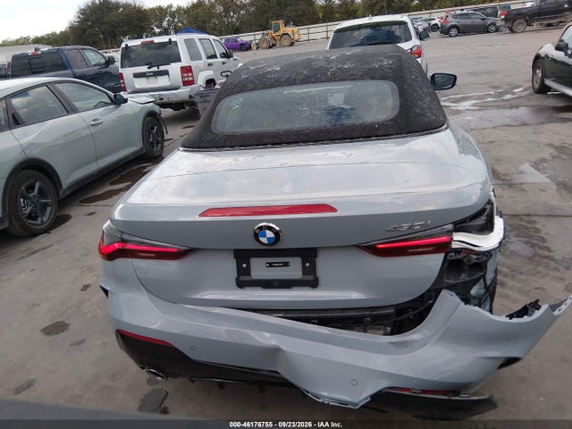 2027 Bmw 430i მანქანა იყიდება აუქციონზე, vin: WBA33DB00VCY46107, აუქციონის ნომერი: 46176755