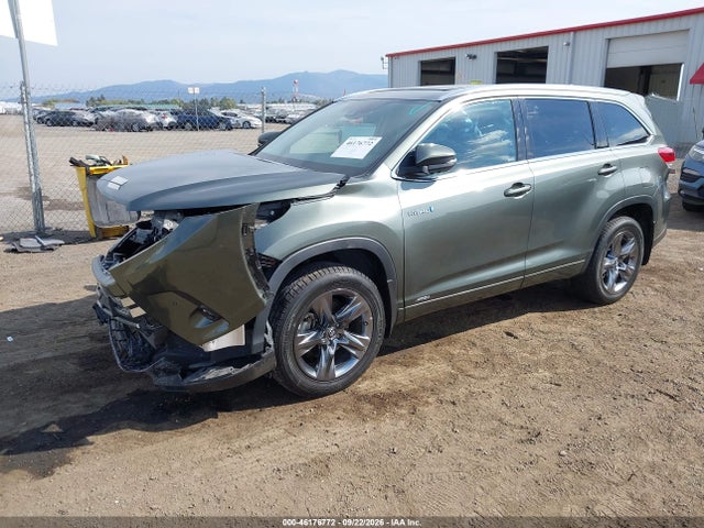 Продажа на аукционе авто 2019 Toyota Highlander Hybrid Limited Platinum, vin: 5TDDGRFHXKS065727, номер лота: 46176772