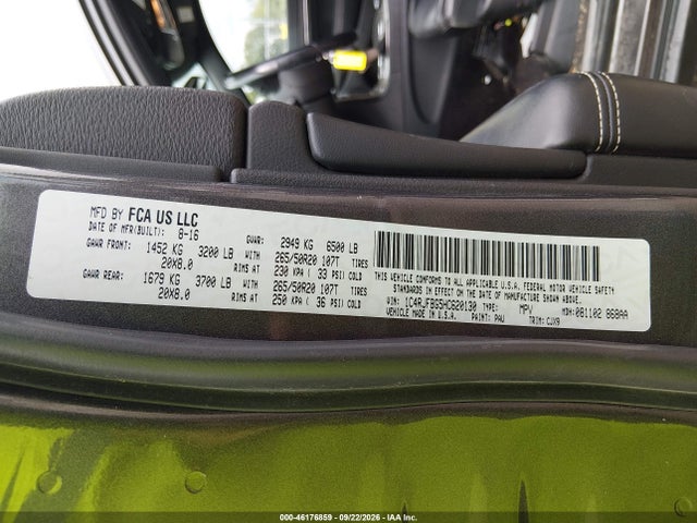Продаж на аукціоні авто 2017 Jeep Grand Cherokee Limited 4x4, vin: 1C4RJFBG5HC620130, номер лоту: 46176859
