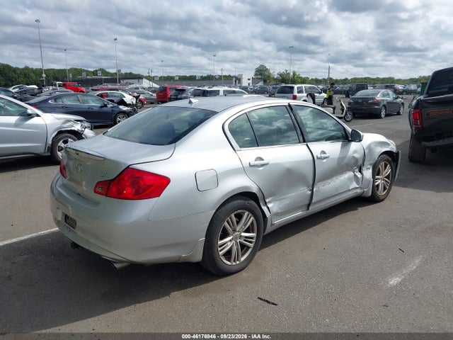 2011 Infiniti G25x მანქანა იყიდება აუქციონზე, vin: JN1DV6AR3BM451652, აუქციონის ნომერი: 46176946