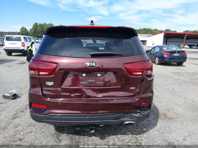 2019 Kia Sorento 2.4l Lx მანქანა იყიდება აუქციონზე, vin: 5XYPGDA38KG522043, აუქციონის ნომერი: 46176978