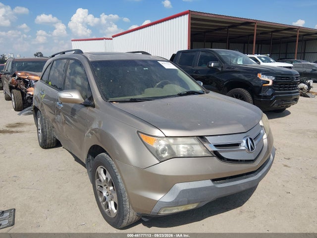 Auction sale of the 2008 Acura Mdx Technology Package, vin: 2HNYD284X8H519231, lot number: 46177113