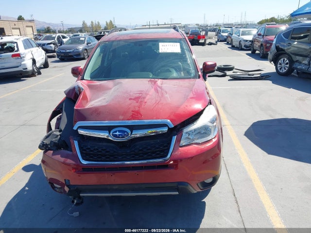 2015 Subaru Forester 2.5i Touring მანქანა იყიდება აუქციონზე, vin: JF2SJAWC1FH420424, აუქციონის ნომერი: 46177222