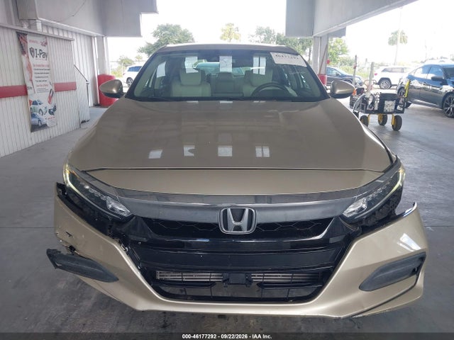 46177292 :رقم المزاد ، 1HGCV1F14JA190886 vin ، 2018 Honda Accord Lx مزاد بيع
