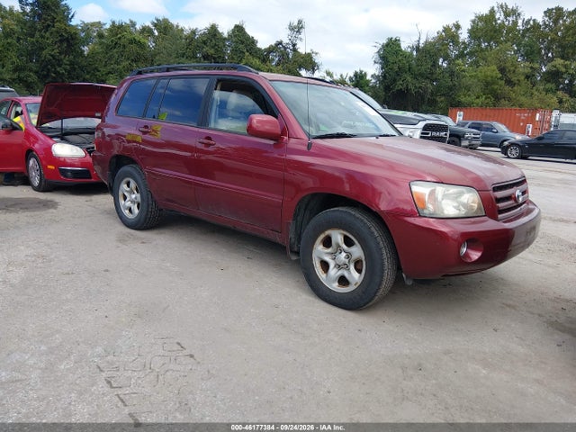 Продажа на аукционе авто 2006 Toyota Highlander, vin: JTEGD21A260132770, номер лота: 46177384