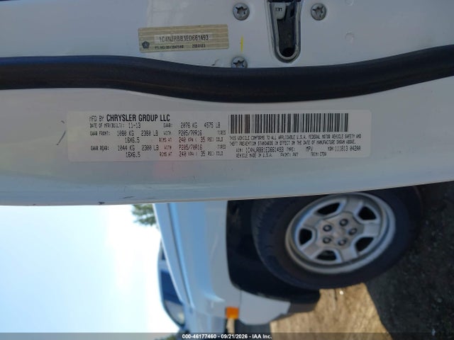 2014 Jeep Patriot Sport მანქანა იყიდება აუქციონზე, vin: 1C4NJRBB1ED661493, აუქციონის ნომერი: 46177460
