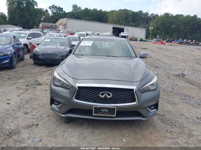 2018 Infiniti Q50 3.0t Luxe მანქანა იყიდება აუქციონზე, vin: JN1EV7AR5JM432724, აუქციონის ნომერი: 46177497