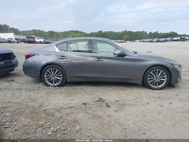 2018 Infiniti Q50 3.0t Luxe მანქანა იყიდება აუქციონზე, vin: JN1EV7AR5JM432724, აუქციონის ნომერი: 46177497