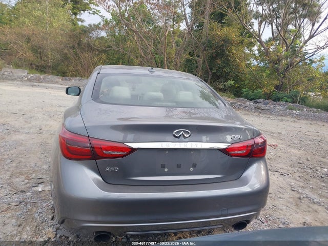 2018 Infiniti Q50 3.0t Luxe მანქანა იყიდება აუქციონზე, vin: JN1EV7AR5JM432724, აუქციონის ნომერი: 46177497