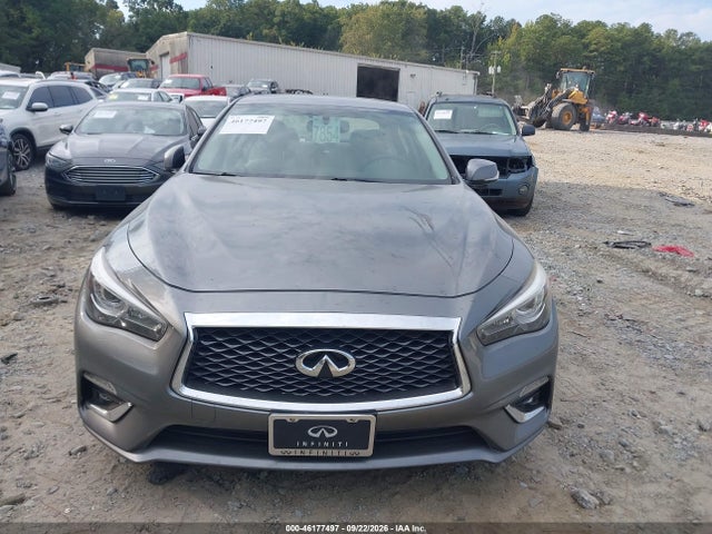 2018 Infiniti Q50 3.0t Luxe მანქანა იყიდება აუქციონზე, vin: JN1EV7AR5JM432724, აუქციონის ნომერი: 46177497