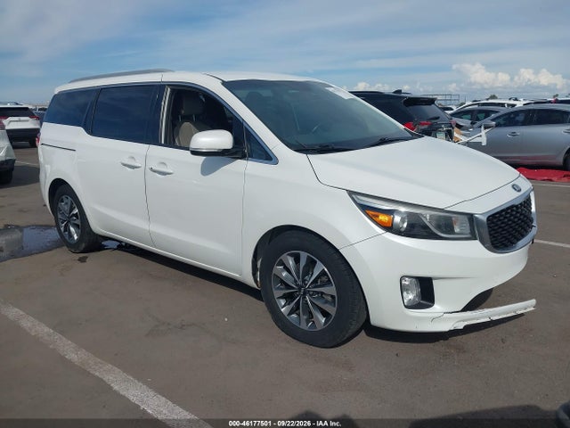 46177501 :رقم المزاد ، KNDMC5C17F6032217 vin ، 2015 Kia Sedona Sx مزاد بيع