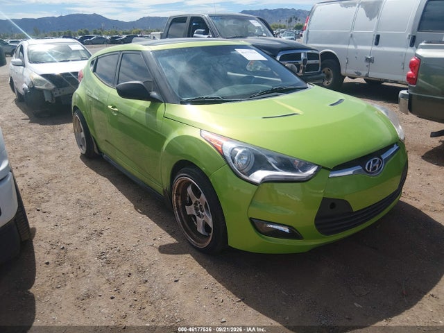 Auction sale of the 2012 Hyundai Veloster Base W/black, vin: KMHTC6AD3CU041966, lot number: 46177536