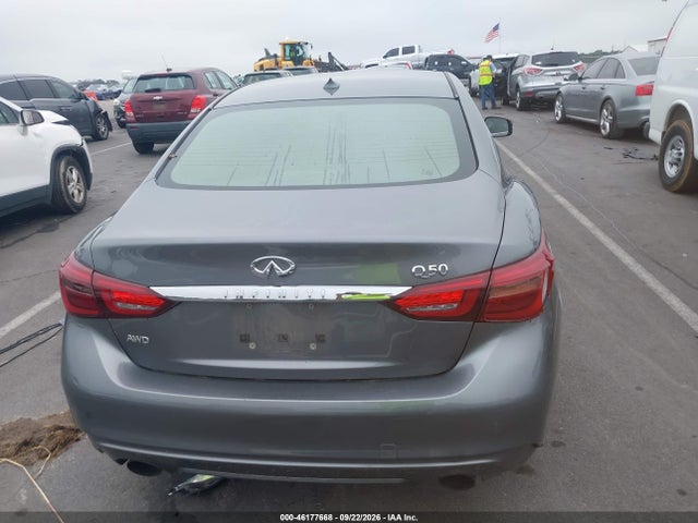 Продажа на аукционе авто 2019 Infiniti Q50 3.0t Luxe, vin: JN1EV7AR2KM557665, номер лота: 46177668