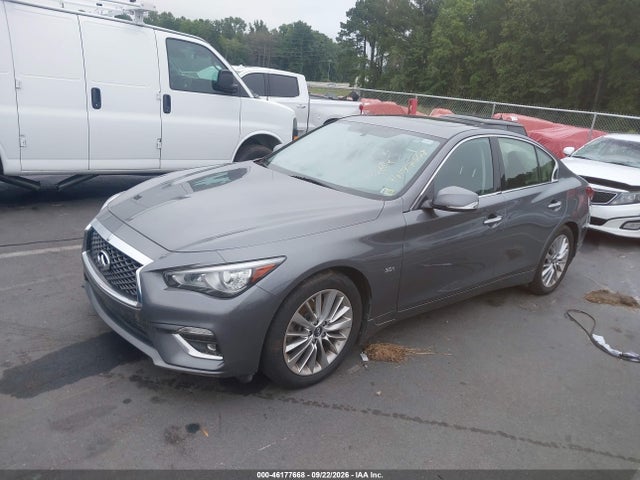 Продажа на аукционе авто 2019 Infiniti Q50 3.0t Luxe, vin: JN1EV7AR2KM557665, номер лота: 46177668
