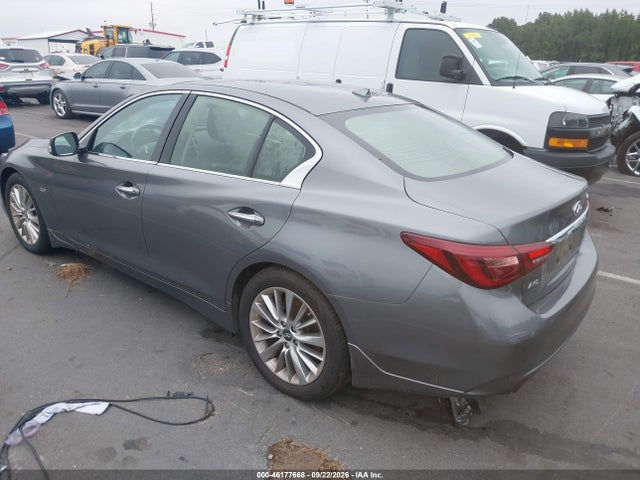 Продажа на аукционе авто 2019 Infiniti Q50 3.0t Luxe, vin: JN1EV7AR2KM557665, номер лота: 46177668