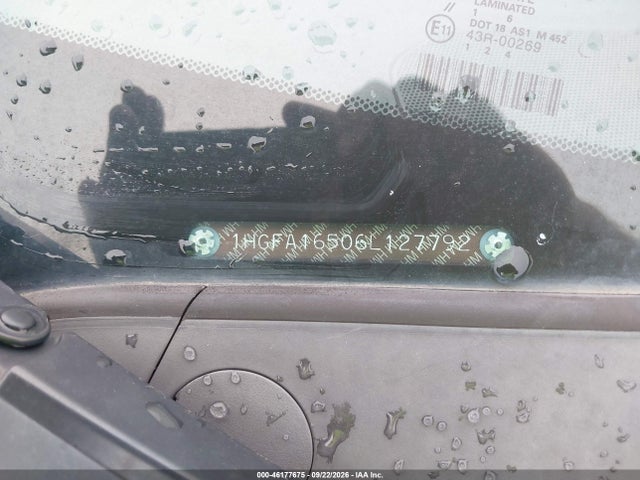 46177675 :رقم المزاد ، 1HGFA16506L127792 vin ، 2006 Honda Civic Lx مزاد بيع