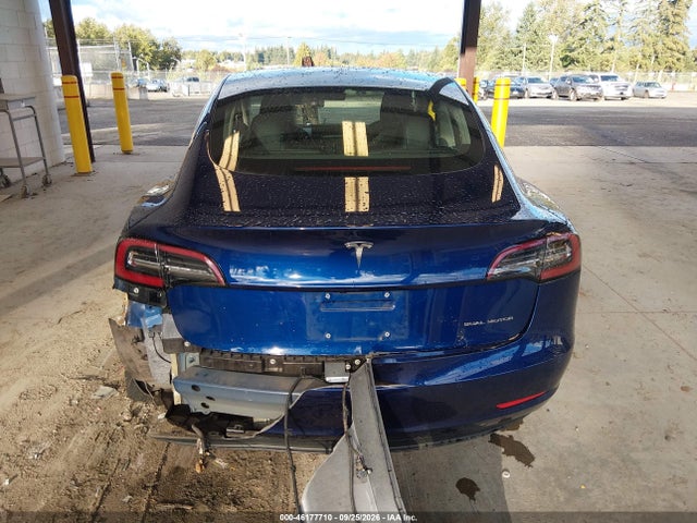 46177710 :رقم المزاد ، 5YJ3E1EB9JF120381 vin ، 2018 Tesla Model 3 Long Range/performance مزاد بيع