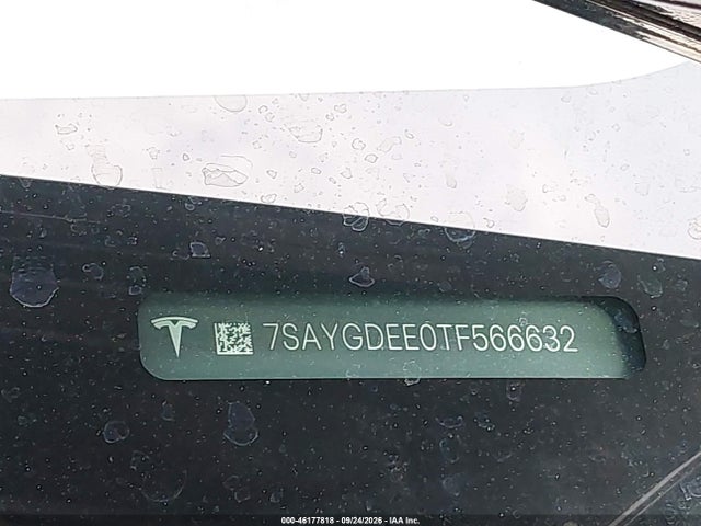 7SAYGDEE0TF566632 Tesla Model Y All-wheel Drive/long Range Launch Series/premium All-wheel Drive