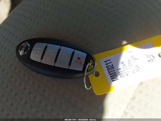 46177911 :رقم المزاد ، 1N4AL3AP5EN348787 vin ، 2014 Nissan Altima 2.5 S مزاد بيع