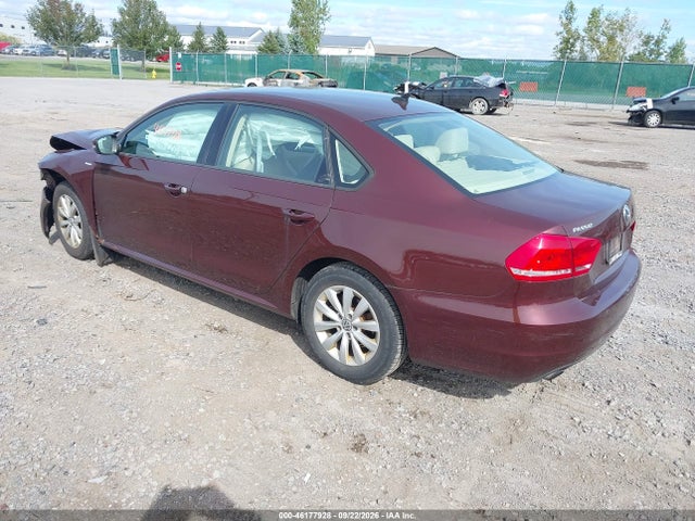 Продажа на аукционе авто 2014 Volkswagen Passat 1.8t Wolfsburg Edition, vin: 1VWAT7A31EC091943, номер лота: 46177928