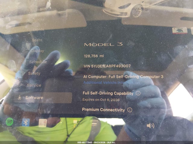 Продаж на аукціоні авто 2023 Tesla Model 3 Rear-wheel Drive, vin: 5YJ3E1EA8PF493007, номер лоту: 46177945