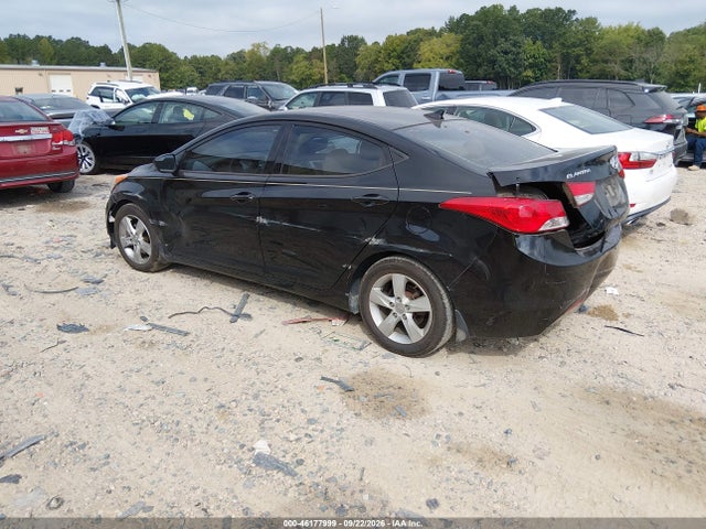 2013 Hyundai Elantra Gls მანქანა იყიდება აუქციონზე, vin: 5NPDH4AE7DH399705, აუქციონის ნომერი: 46177999