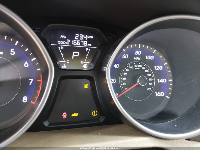 2013 Hyundai Elantra Gls მანქანა იყიდება აუქციონზე, vin: 5NPDH4AE7DH399705, აუქციონის ნომერი: 46177999