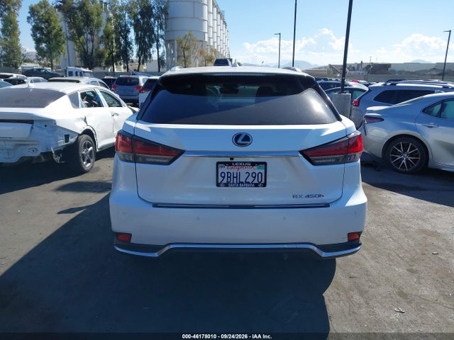 Продажа на аукционе авто 2022 Lexus Rx 450h, vin: 2T2JGMDA5NC084528, номер лота: 46178010