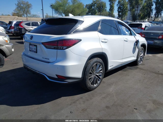 Продажа на аукционе авто 2022 Lexus Rx 450h, vin: 2T2JGMDA5NC084528, номер лота: 46178010