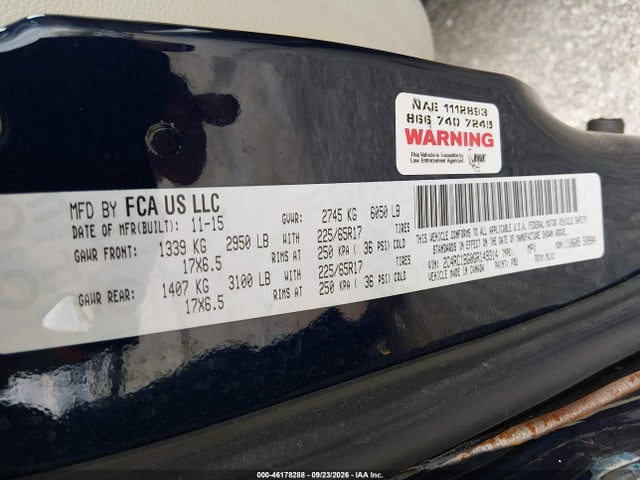 Продаж на аукціоні авто 2016 Chrysler Town & Country Touring, vin: 2C4RC1BG0GR149314, номер лоту: 46178288