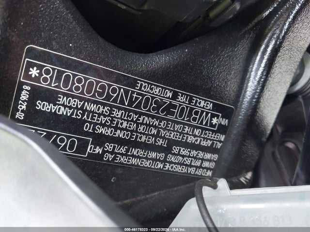 Продажа на аукционе авто 2022 Bmw S 1000 Rr, vin: WB10E2304N6G08018, номер лота: 46178323