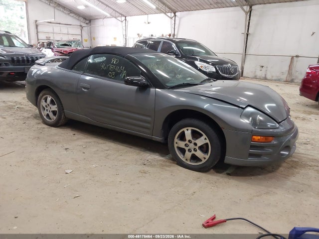 46178464 :رقم المزاد ، 4A3AE45G83E029849 vin ، 2003 Mitsubishi Eclipse Spyder Gs مزاد بيع
