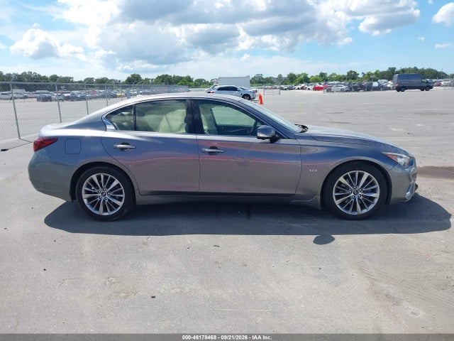 Aukcja sprzedaży 2018 Infiniti Q50 3.0t Luxe, vin: JN1EV7APXJM364306, numer aukcji: 46178468