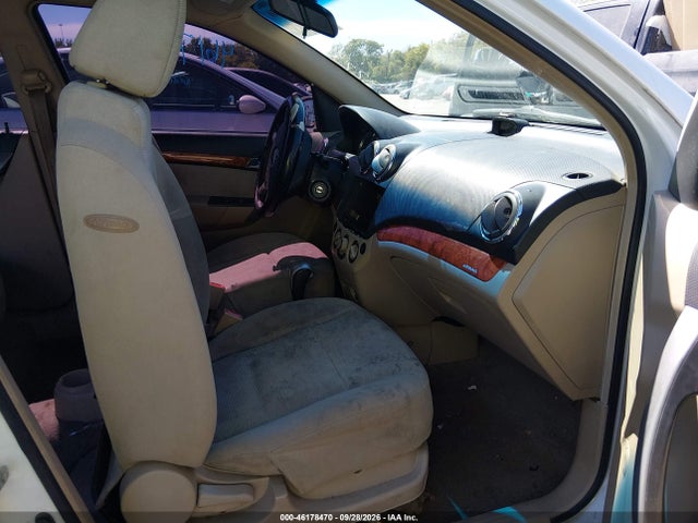 46178470 :رقم المزاد ، KL1TG66E09B322337 vin ، 2009 Chevrolet Aveo Lt W/2lt مزاد بيع