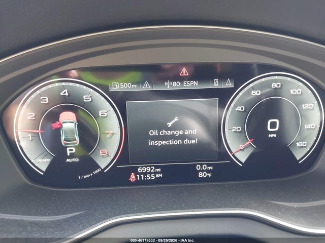 2023 Audi Q5 Premium Plus 45 Tfsi S Line Quattro მანქანა იყიდება აუქციონზე, vin: WA1EAAFY2P2055905, აუქციონის ნომერი: 46178532